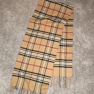 V. Fraas Cashmink soft German special famous “B” plaid check tartan winter scarf